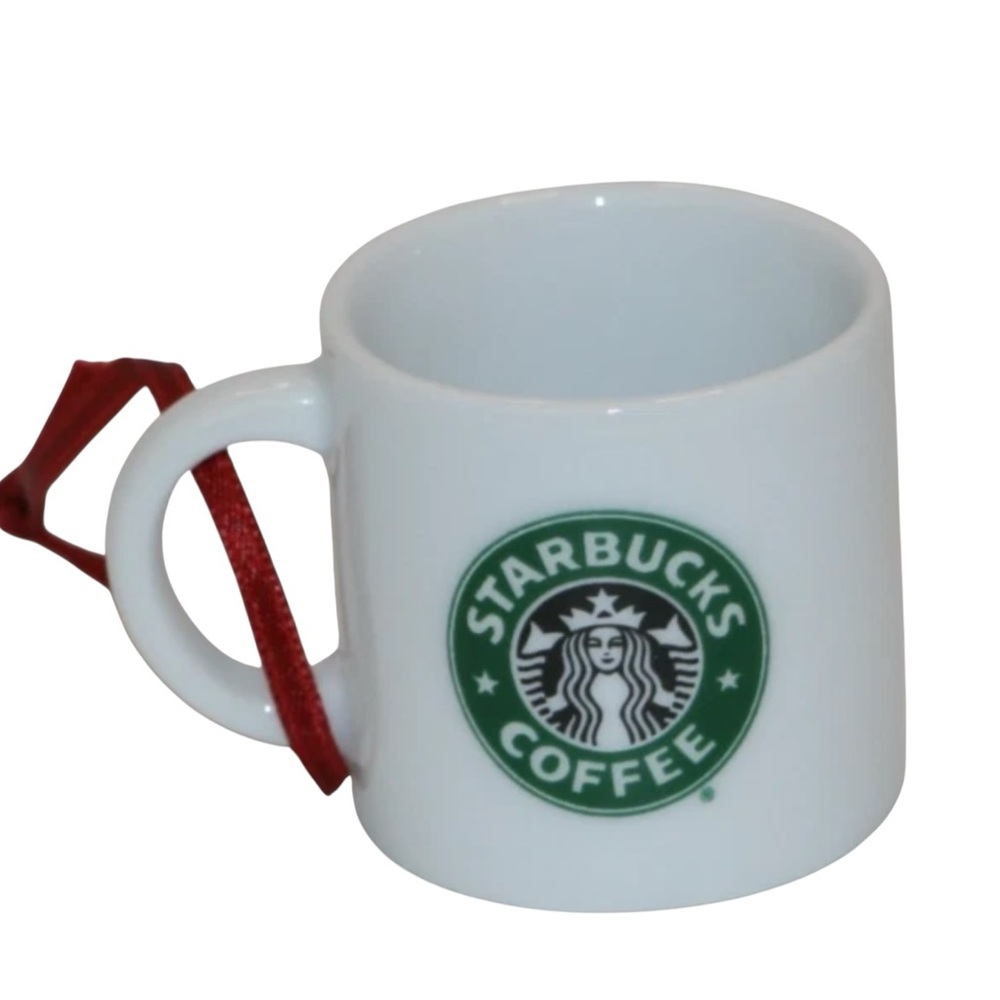 1999 Starbucks coffee ornament mug holiday Christmas